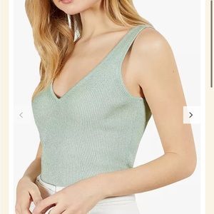 Ted Baker Niyalia Skinny V Neck Rib Tank